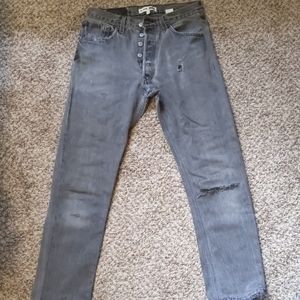 Re/done x Levi's high rise crop black